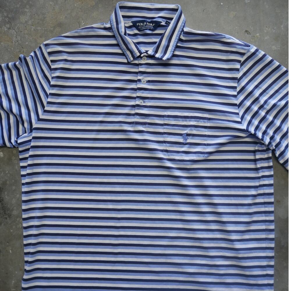 Vintage 90s Polo Golf Ralph Lauren Pocket Tee Single Stitch Mens Size XL - Picture 2 of 8